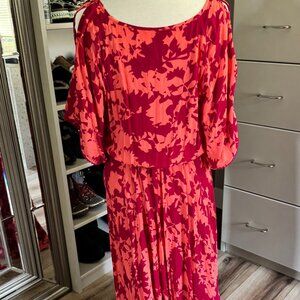 Soft Surrounding Marcella Floral Maxi Dress w/Elastic Waist